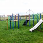 Equipment at Barnstone play area