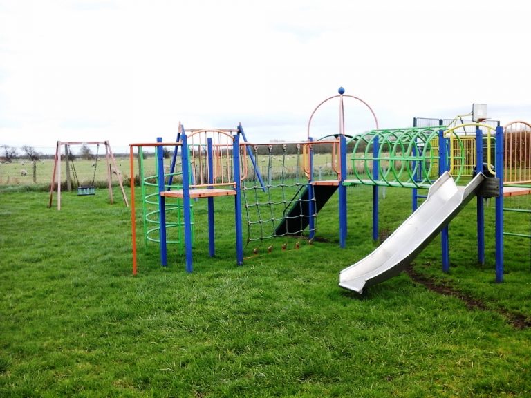 Equipment at Barnstone play area