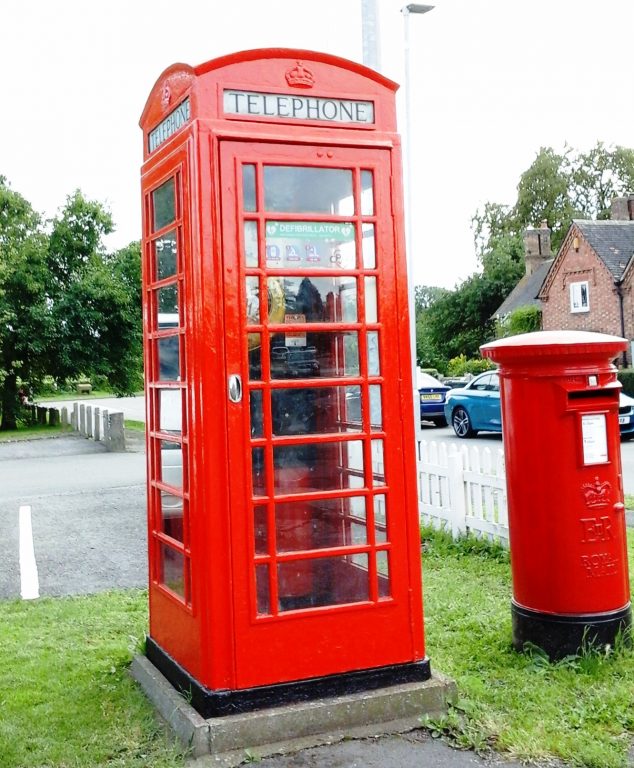 Defib in phone box Kiosk